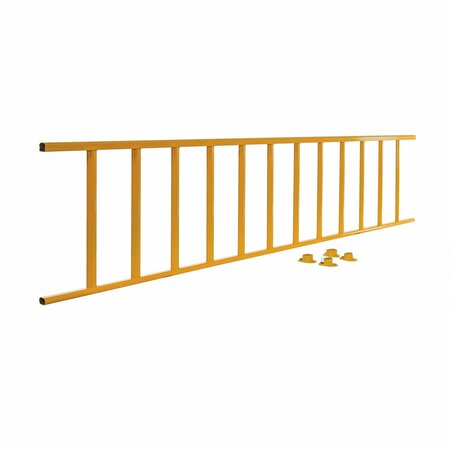 VESTIL Yellow Semi-Permanent Barrier/Railing SPR-120-Y